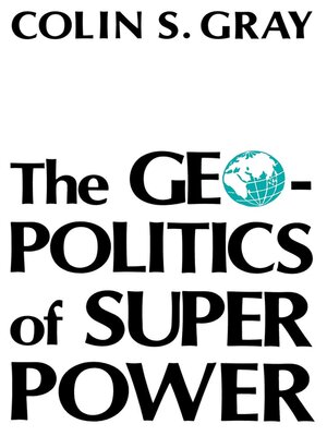 cover image of The Geopolitics of Super Power